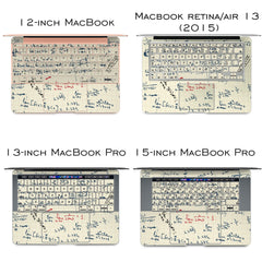 Lex Altern Vinyl MacBook Skin Maths Pattern