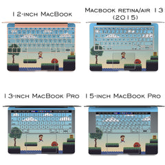 Lex Altern Vinyl MacBook Skin Pixel Game