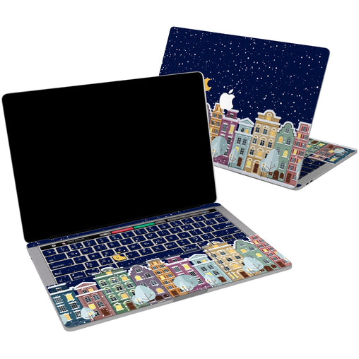 Lex Altern Vinyl MacBook Skin Snowy City for your Laptop Apple Macbook.
