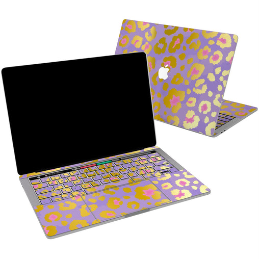 Lex Altern Vinyl MacBook Skin Purple Leopard for your Laptop Apple Macbook.
