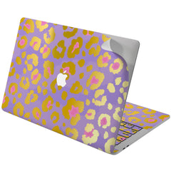 Lex Altern Vinyl MacBook Skin Purple Leopard