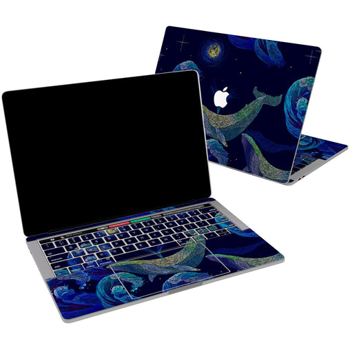 Lex Altern Vinyl MacBook Skin Painted Whale for your Laptop Apple Macbook.
