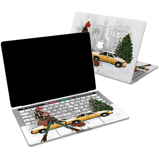 Lex Altern Vinyl MacBook Skin Winter Walk for your Laptop Apple Macbook.