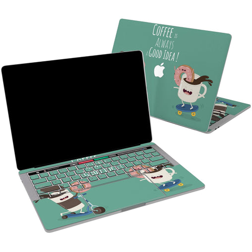 Lex Altern Vinyl MacBook Skin Funny Coffee for your Laptop Apple Macbook.
