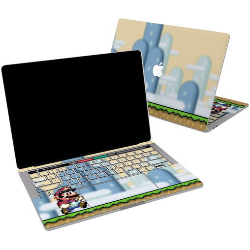 Lex Altern Vinyl MacBook Skin Super Mario for your Laptop Apple Macbook.
