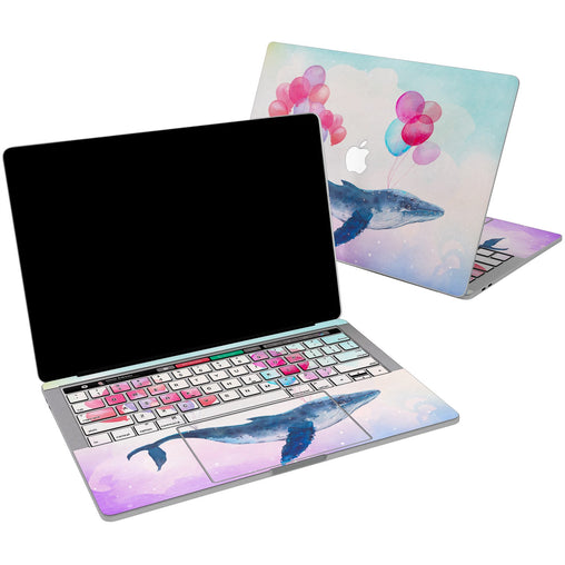 Lex Altern Vinyl MacBook Skin Flying Whale for your Laptop Apple Macbook.
