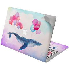 Lex Altern Vinyl MacBook Skin Flying Whale