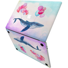 Lex Altern Vinyl MacBook Skin Flying Whale