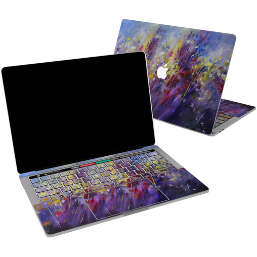 Lex Altern Vinyl MacBook Skin Painted Wildflowers for your Laptop Apple Macbook.