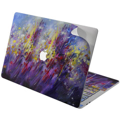 Lex Altern Vinyl MacBook Skin Painted Wildflowers