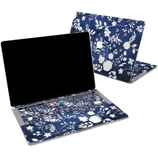 Lex Altern Vinyl MacBook Skin Blue Pattern for your Laptop Apple Macbook.