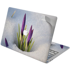 Lex Altern Vinyl MacBook Skin Purple Snowdrop