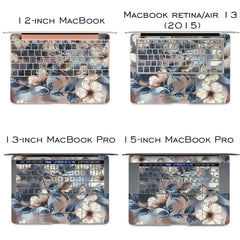 Lex Altern Vinyl MacBook Skin Watercolor Bloom