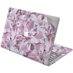 Lex Altern Vinyl MacBook Skin Pink Lilies