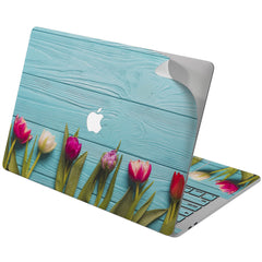 Lex Altern Vinyl MacBook Skin Tulip Design