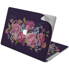 Lex Altern Vinyl MacBook Skin Purple Bouquet
