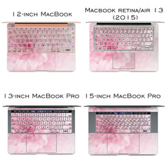 Lex Altern Vinyl MacBook Skin Pink Floral Texture
