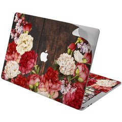 Lex Altern Vinyl MacBook Skin Red Flowers