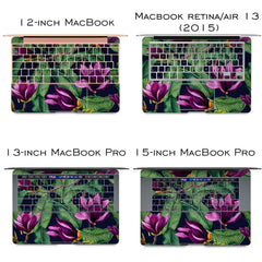 Lex Altern Vinyl MacBook Skin Purple Magnolia