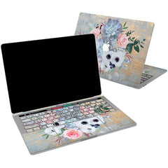 Lex Altern Vinyl MacBook Skin Succulent Bouquet for your Laptop Apple Macbook.