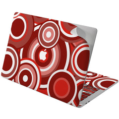 Lex Altern Vinyl MacBook Skin Red Circles