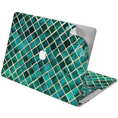 Lex Altern Vinyl MacBook Skin Blue Mosaic