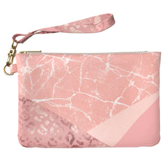 Lex Altern Makeup Bag Pink Marble