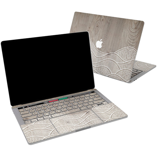 Lex Altern Vinyl MacBook Skin Abstract Waves for your Laptop Apple Macbook.