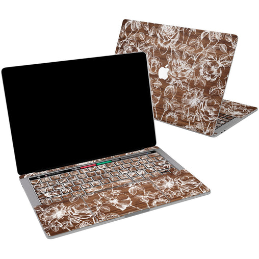 Lex Altern Vinyl MacBook Skin Vintage Wood for your Laptop Apple Macbook.