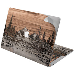 Lex Altern Vinyl MacBook Skin Scenery Wood
