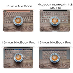Lex Altern Vinyl MacBook Skin Elegant Coffee