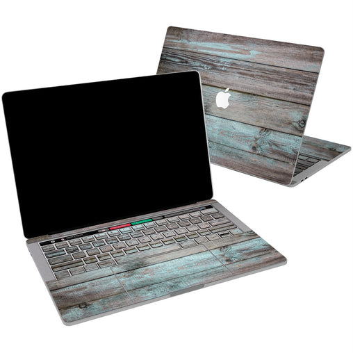 Lex Altern Vinyl MacBook Skin Old Planks for your Laptop Apple Macbook.