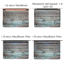 Lex Altern Vinyl MacBook Skin Old Planks