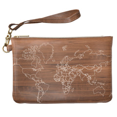 Lex Altern Makeup Bag Wooden Map