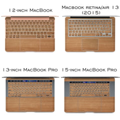 Lex Altern Vinyl MacBook Skin Basic Wood