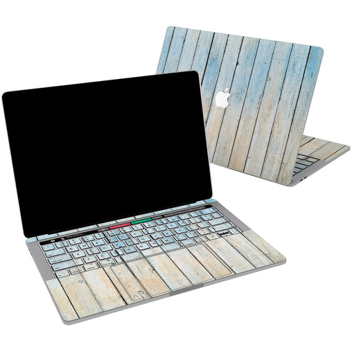 Lex Altern Vinyl MacBook Skin Vintage Planks for your Laptop Apple Macbook.