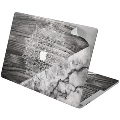 Lex Altern Vinyl MacBook Skin Gray Mandala