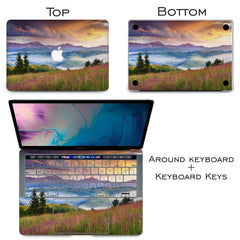 Lex Altern Vinyl MacBook Skin Beautiful Landscape