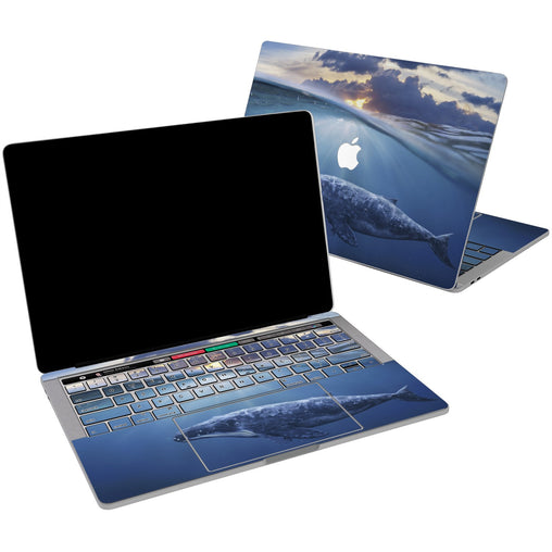 Lex Altern Vinyl MacBook Skin Swimming Whale for your Laptop Apple Macbook.