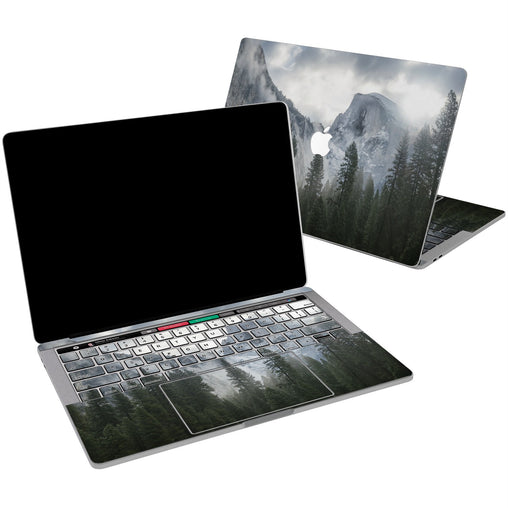Lex Altern Vinyl MacBook Skin Foggy Mountains for your Laptop Apple Macbook.
