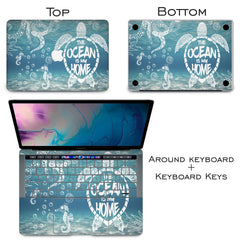 Lex Altern Vinyl MacBook Skin The Ocean is My Home
