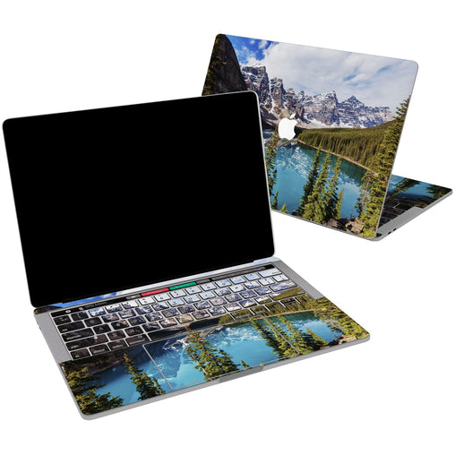 Lex Altern Vinyl MacBook Skin Mountain Lake for your Laptop Apple Macbook.