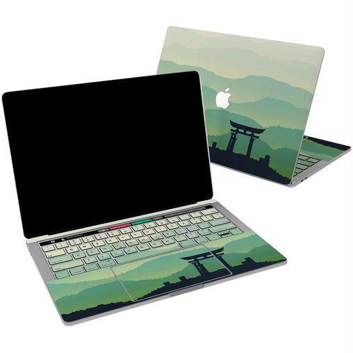 Lex Altern Vinyl MacBook Skin Japanese Landscape for your Laptop Apple Macbook.