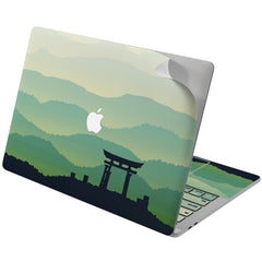 Lex Altern Vinyl MacBook Skin Japanese Landscape