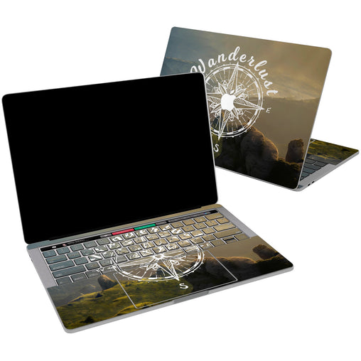 Lex Altern Vinyl MacBook Skin Wanderlust Compass for your Laptop Apple Macbook.