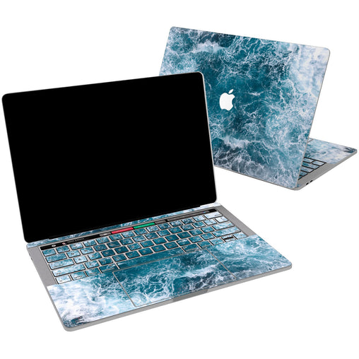 Lex Altern Vinyl MacBook Skin Blue Ocean  for your Laptop Apple Macbook.