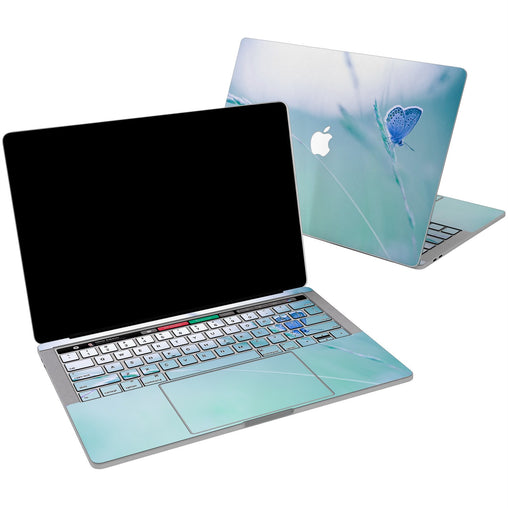 Lex Altern Vinyl MacBook Skin Blue Butterfly for your Laptop Apple Macbook.