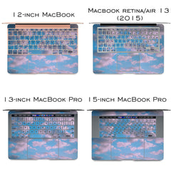 Lex Altern Vinyl MacBook Skin Cloudy Sky