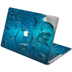 Lex Altern Vinyl MacBook Skin Ocean Sharks