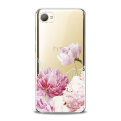 Lex Altern TPU Silicone HTC Case Peony Flowers